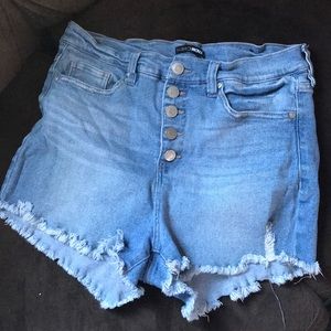 Fashion Nova high waisted jean shorts